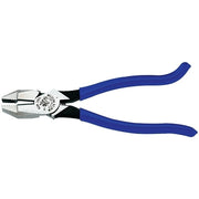 Ironworker's Side-Cutting Square Nose Pliers, 9.35 in OAL, High-Leverage, Heavy-Duty Knurled