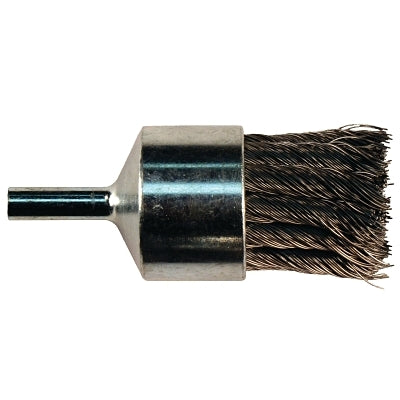 Knot Wire End Brush, Carbon Steel, 1 1/8 in x 0.014 in