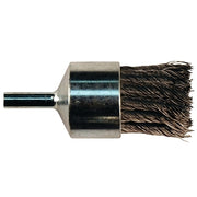 Knot Wire End Brush, Carbon Steel, 3/4 in x 0.20 in, Stem Mounted
