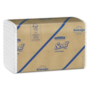 C-Fold Paper Towel, White, 10.125 in W x 13.15 in L, 200 Sheets/PK, 12 PK/CA