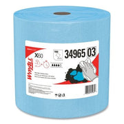 X60 Cloth Wiper, Blue, 13.4 in W x 12.4 in L, Jumbo Roll, 1,100 Sheets/Roll
