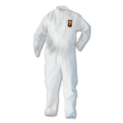 KleenGuard A20 Breathable Particle Protection Coverall, White, Large, ZF
