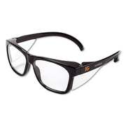 KleenGuard Maverick Safety Glasses, Clear Anti-Fog/Scratch Lens, Black Frame