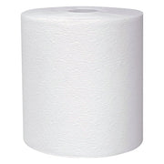 Kleenex Towels, White, Hard Roll, 8 in W x 600 ft L, 600 ft per Roll/6 Rolls per Case