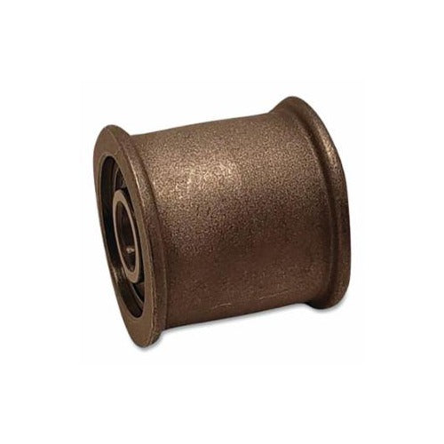Dynabrade 11011 idler wheel assembly bronze cast flanged spool with bearing insert, belt grinder idler wheel