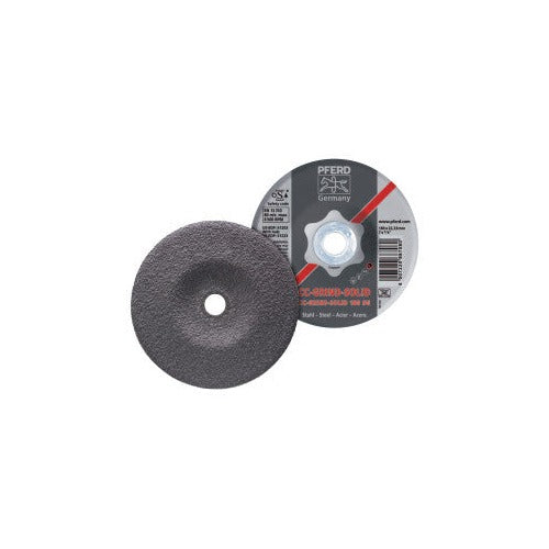 Pferd Flexible CC Grind Solid Steel Grinding Wheels, 5" Dia X 7/8 Arbor