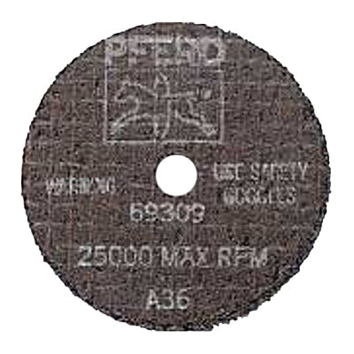 Die Grinder Cut-Off Wheel, 3 in dia, 0.040 in Thick, 3/8 in Arbor, 60 Grit