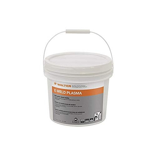 Walter E-Weld Plasma 53F605 weld spatter release solution white plastic pail, anti-spatter solution
