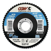 Prem Z3 Reg T29 Flap Disc, 4-1/2 in dia, 60 Grit, 7/8 Arbor, 13300 rpm