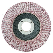 Aluminum Reg T27 Flap Disc, 4-1/2 in dia, 36 Grit, 7/8 Arbor, 13300 RPM