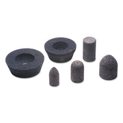 Resin Cone, Type 16, 1-1/2 in Dia, 3 in Thick, 5/8 in-11, 24 Grit