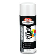 ACRYLI-QUIK Acrylic Lacquer Paint, 12 oz, White, Flat