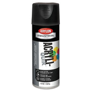 Interior/Exterior Industrial Maintenance Paint, 12 oz Aerosol, Ultra-Flat Black