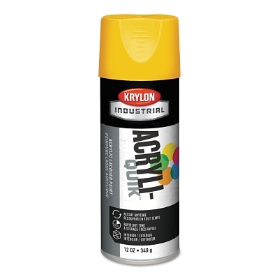ACRYLI-QUIK Acrylic Lacquer Paint, 12 oz, Daisy Yellow, High Gloss
