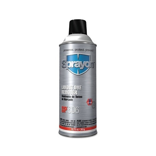 Sprayon SP606 Layout Dye Remover 12.75 oz silver aerosol can odorless formula chemical remover