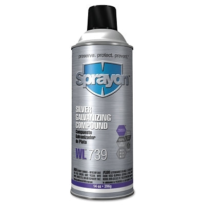 Silver Galv Coating, 14 oz Aerosol Can