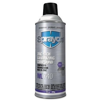 Zinc-Rich Cold Galvanizing Compound, 16 oz Aerosol Can