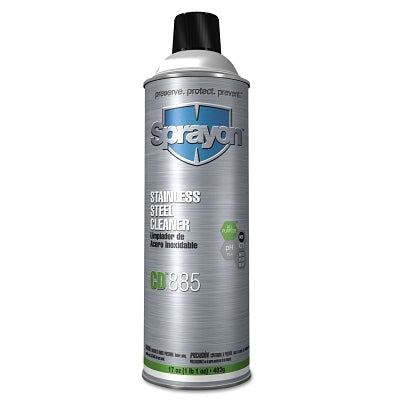 CD885 Stainless Steel Cleaner, 17 oz, Aerosol Can, Lemon Scent