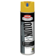 Quik-Mark APWA Solvent-Based Inverted Marking Paint, 17 oz, Fill Aerosol Can, High Visibility Yellow