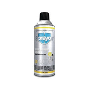 Sprayon LU100 white lithium grease aerosol, 11 oz, silver and yellow spray can with white lithium grease label