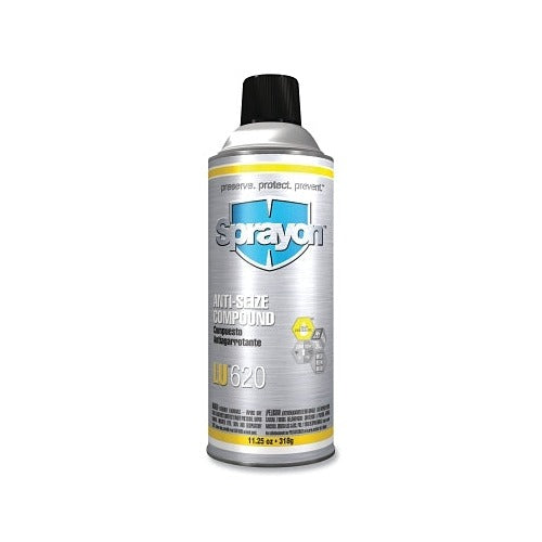 Sprayon LU620 anti-seize compound 11.25 oz aerosol can silver label thread lubricant anti-galling spray compound