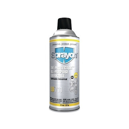 Sprayon LU711 The Protector all-purpose lubricant 11 oz aerosol spray can silver NSF logo lubricant spray