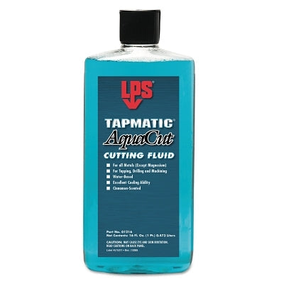 Tapmatic AquaCut Cutting Fluid, 16 oz, Squeeze Bottle