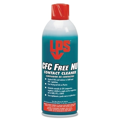 CFC Free NU Contact Cleaner, 11 oz, Aerosol Can, Mild Scent