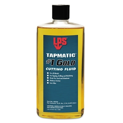 Tapmatic #1 Gold Cutting Fluid, 16 oz, Squeeze Bottle