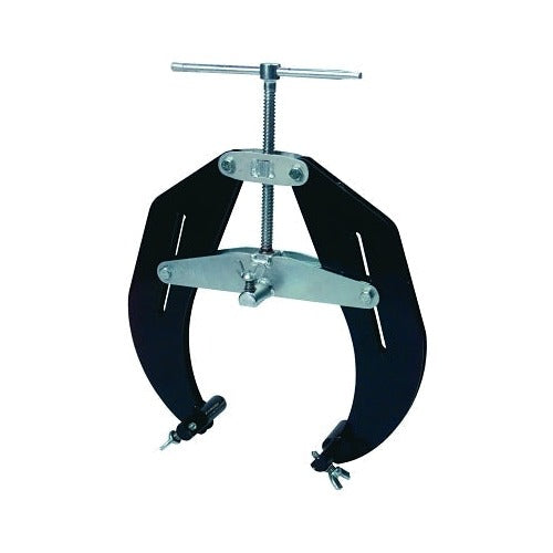 Sumner Ultra Clamp 5 to 12 in opening black steel C-frame adjustable screw pipe alignment welding clamp