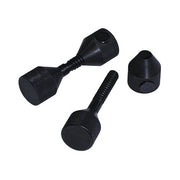Sumner Qwik Pin pipe alignment tool, 5/8 to 1-5/8 in holes, black knurled steel body, set of three, pipe alignment pin