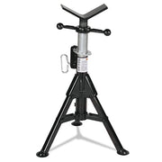 Fold-A-Jack Style Lo Jacks, Vee, 2,500 lb Cap, 1/8 in to24 in Pipe, 21 in to 36 in H