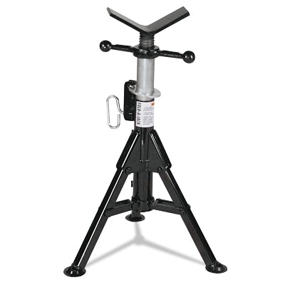 Fold-A-Jack Style Lo Jacks, Vee, 2,500 lb Cap, 1/8 in to24 in Pipe, 21 in to 36 in H