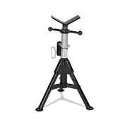 Sumner Fold-A-Jack Lo Jack vee pipe stand, 2500 lb cap, adjustable 21-36 in height, black tripod