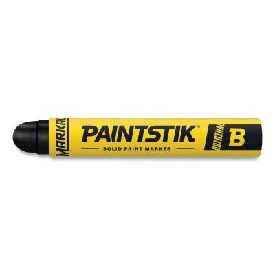 Paintstik Original B Solid Paint Marker, 11/16 in dia, 4-3/4 in L, Black