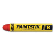 Paintstik Original B Solid Paint Marker, 11/16 in dia, 4-3/4 in L, Fluorescent Red