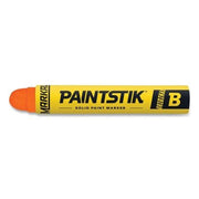 Paintstik Original B Solid Paint Marker, 11/16 in dia, 4-3/4 in L, Fluorescent Orange