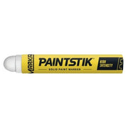 E Paintstik Solid Paint Marker, 11/16 in dia x 4.75 in L, White