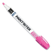 PAINT-RITER VALVE ACTION Paint Marker, Pink, 1/8 in Tip, Medium