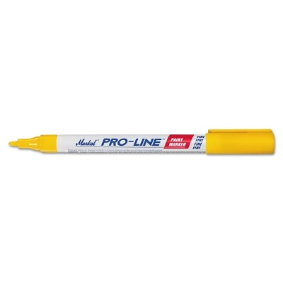 PRO-LINE Fine and Micro Liquid Paint Marker, Yellow, 1/16 in Tip, Fine