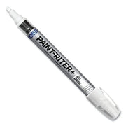 Paint-Riter+ Oily Surface Paint Marker, White, 1/8 in Tip, Medium