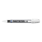 Paint-Riter+ Rough Surface Liquid Paint Marker, White, 1/8 in tip, Fiber Nib