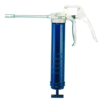 Pistol Grip Heavy-Duty Grease Gun, 14.5 oz Cartridge,  5 in Extension/Coupler
