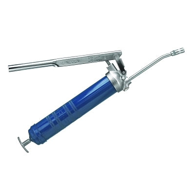 Lever Type Heavy-Duty Grease Gun, 14.5 oz Cartridge, 6 in Extension/Coupler