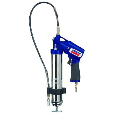 Air Powered Grease Gun, 14.5 oz, 150 psi, 7/16 in(UNEF), Hose, Pneumatic Pump
