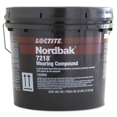 Nordbak Wearing Compound, 25 lb Plastic Pail