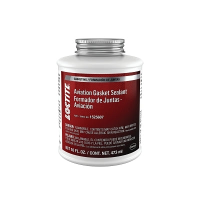 Aviation Gasket Sealant, 1 pt, Brush Top Can, Brown