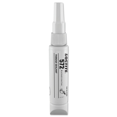 572 Thread Sealant, Low Strength, 50 mL Tube, White