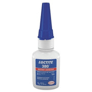 380 Black Max Instant Adhesive, Toughened, 1 oz, Bottle, Black