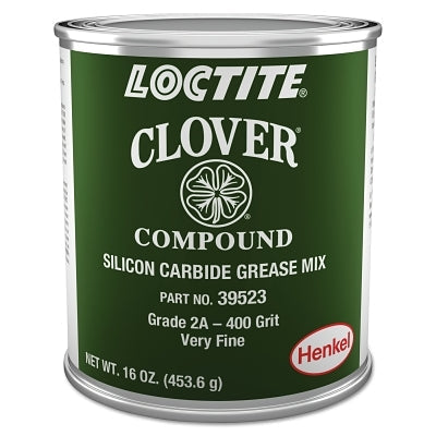 Clover Silicon Carbide Grease Mix, 1 lb, Can, 400 Grit